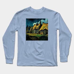 Starry Night Over Godric's Hollow Long Sleeve T-Shirt